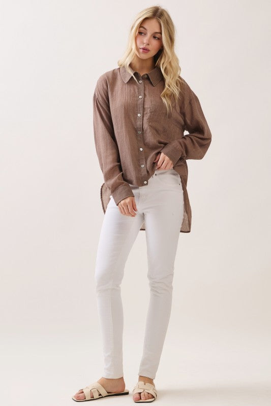 Wren Button Top