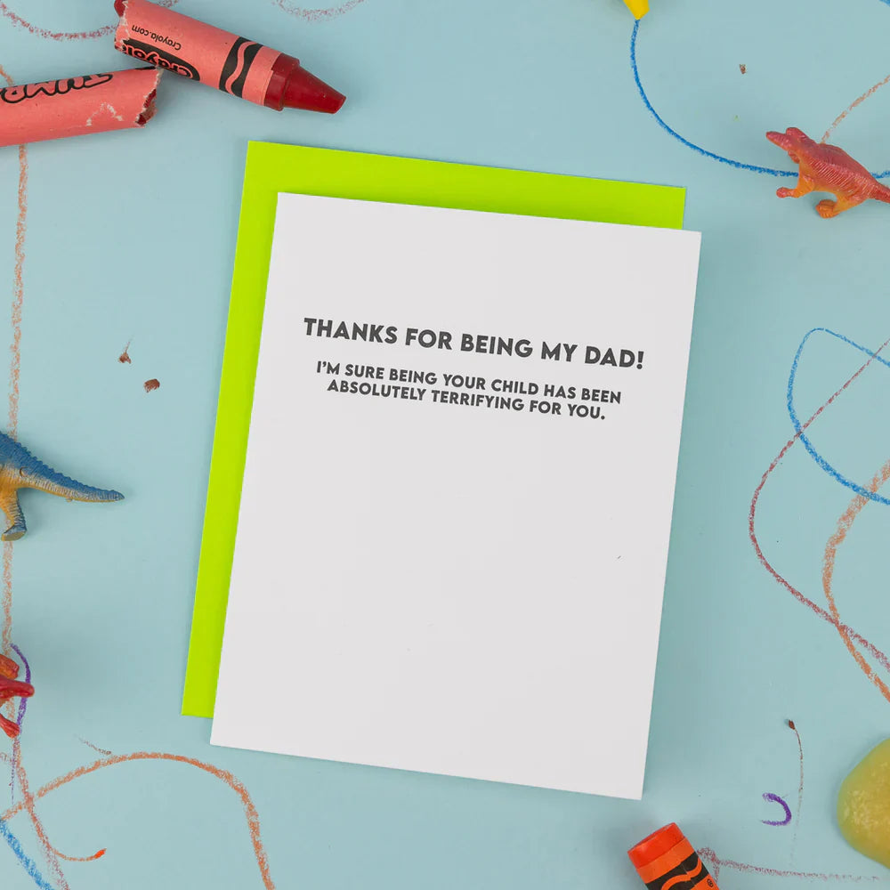 Thanks For Being My Dad Card