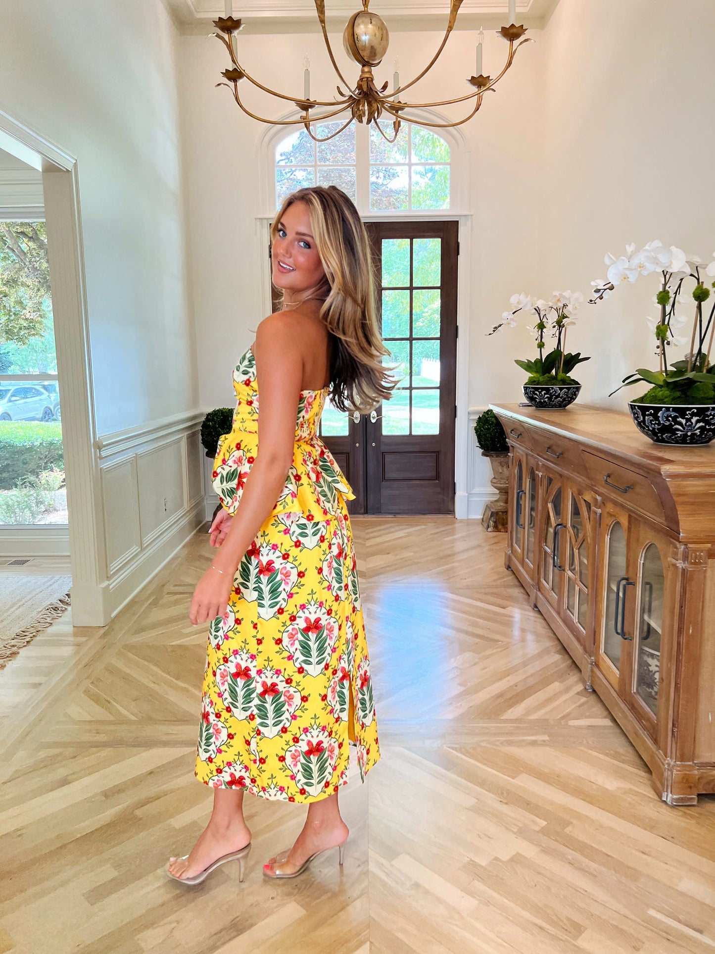 Maggie Skirt - Yellow Bouquet
