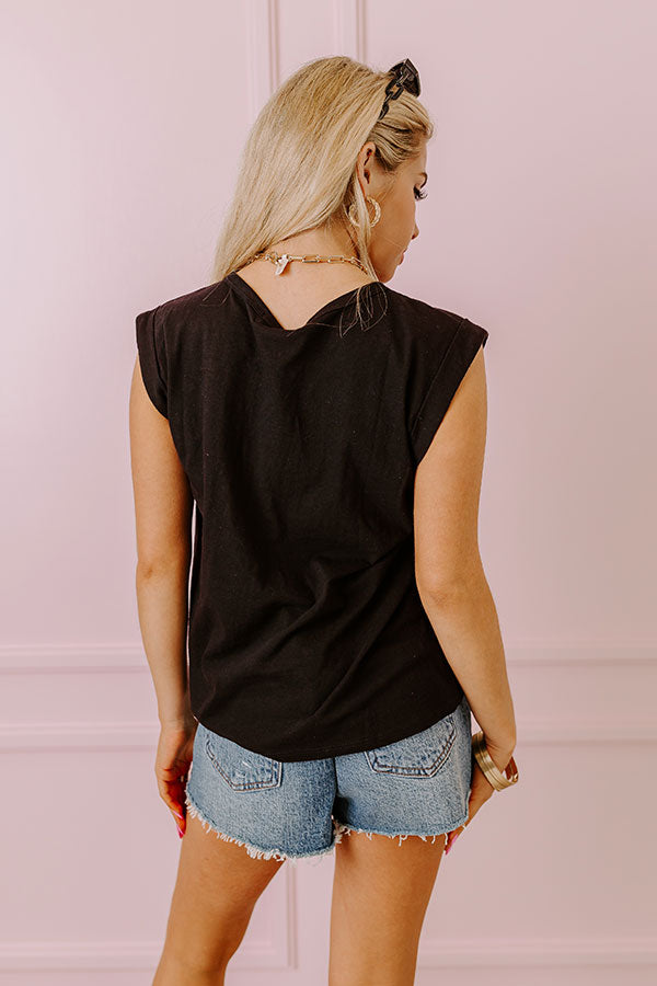 Epic Joy Shift Top In Black
