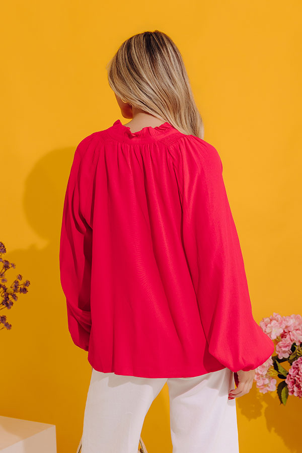 Take In The Sights Shift Top