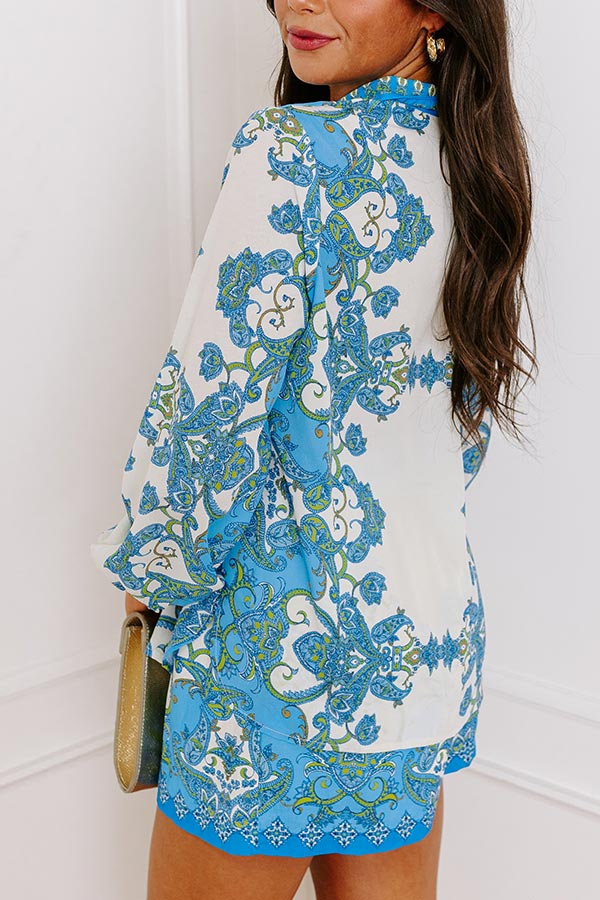 Milan Bound Paisley Button Up