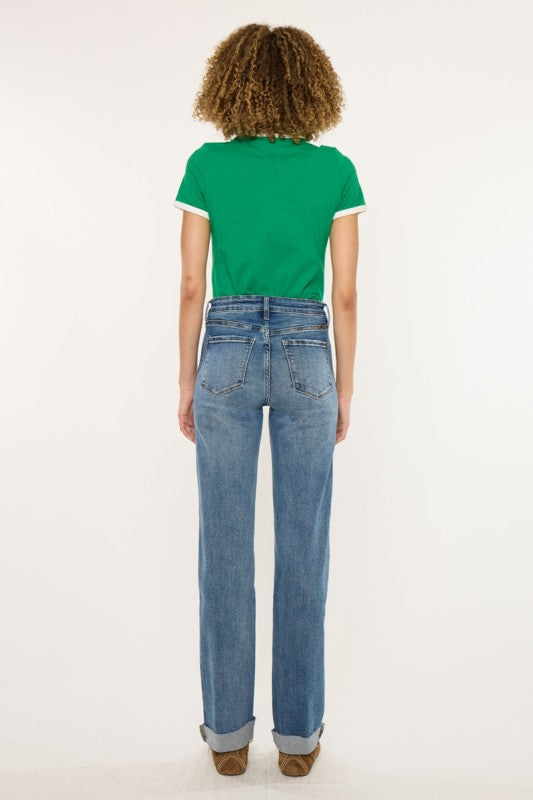 True Denim Straight Jeans