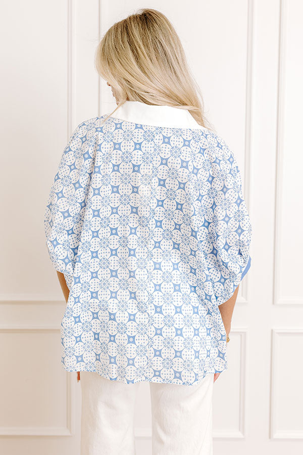 Graceful Smile Floral Top