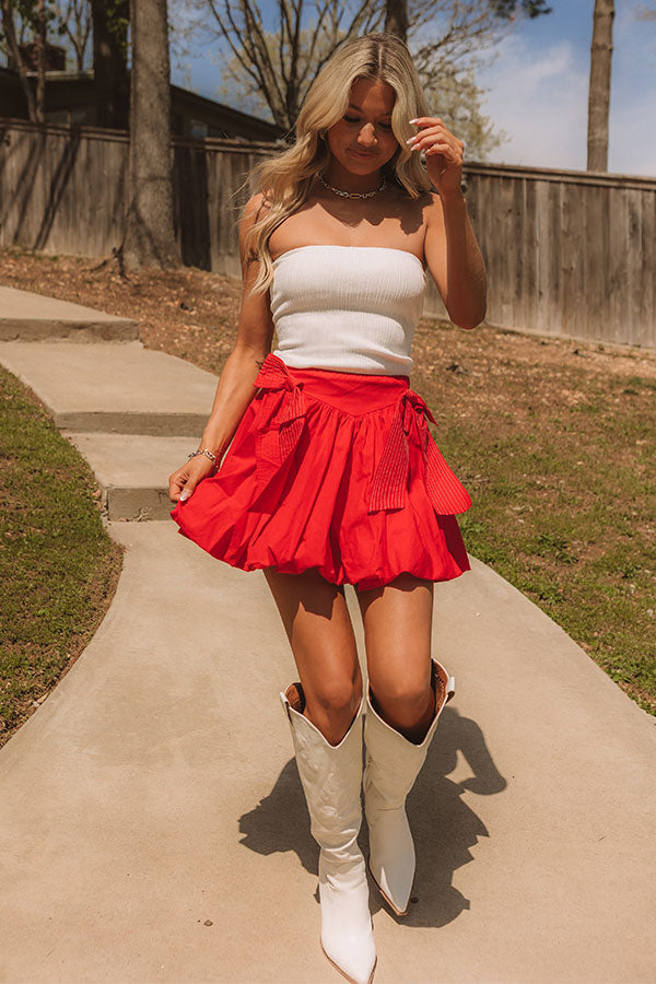 Liberty Lane High Waist Mini Skirt