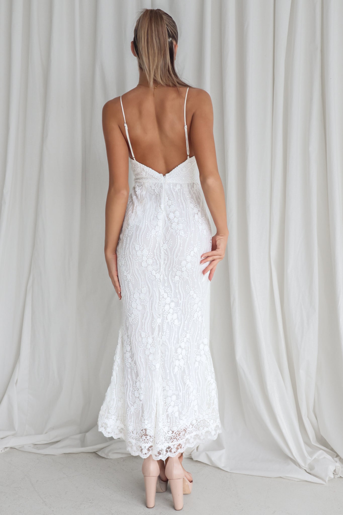 Brynlee Maxi Dress - White