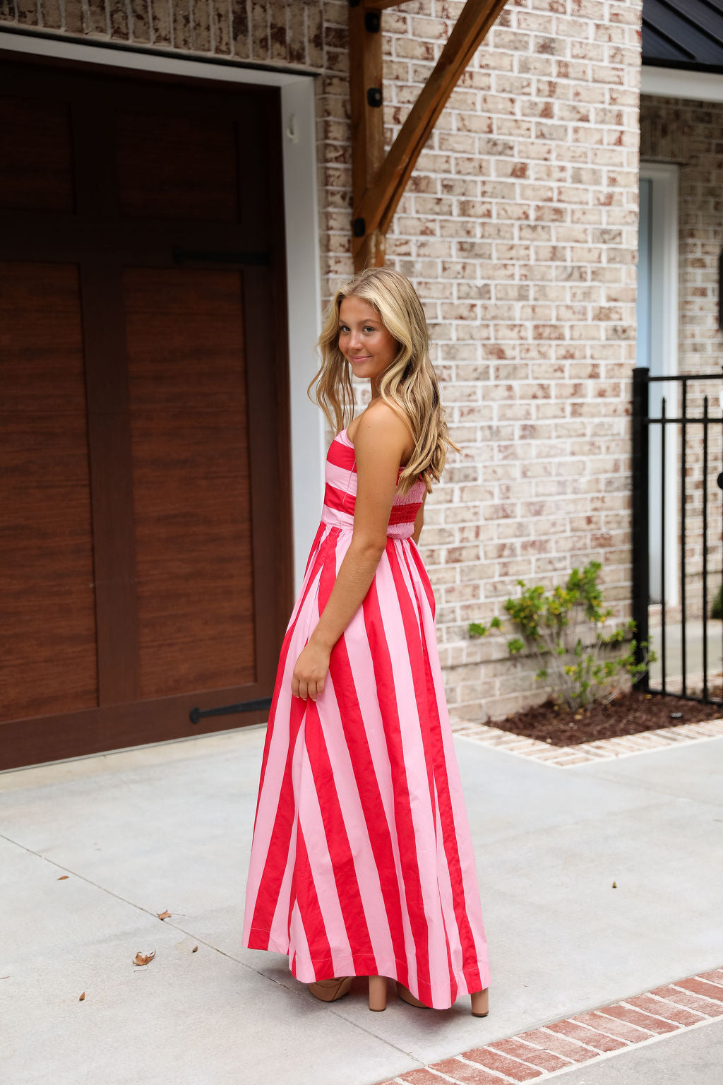 Hutcherson Dress - Red/Pink