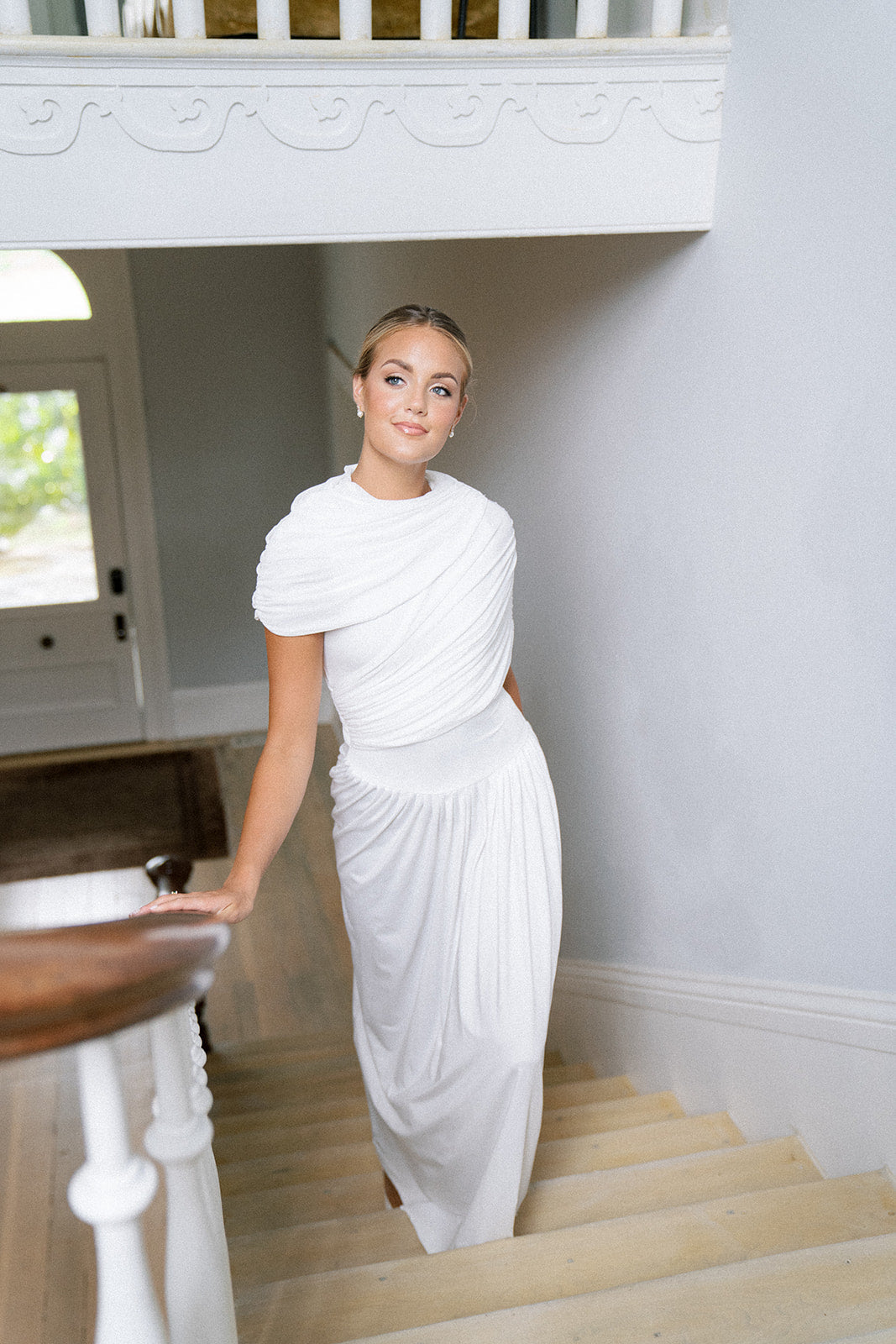 Hepburn Gown - White