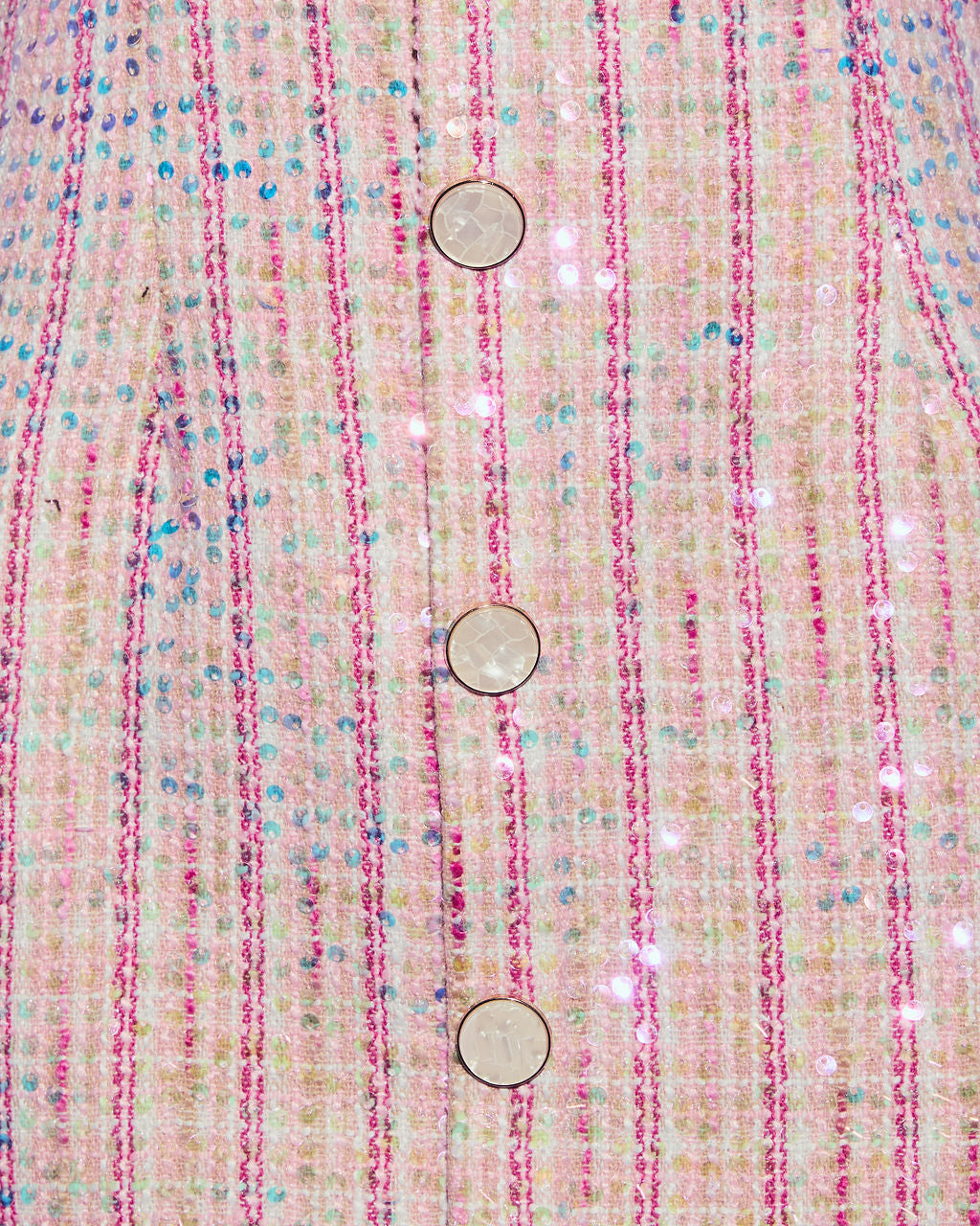 Forever Yours Sequined Tweed Mini Dress