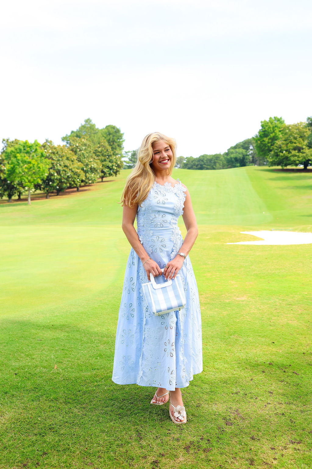 Everly Dress - Blue