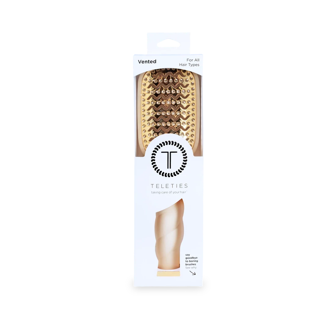 Vented Hair Brush (Tan)