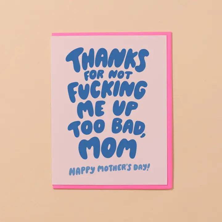 Thanks Mom Card
