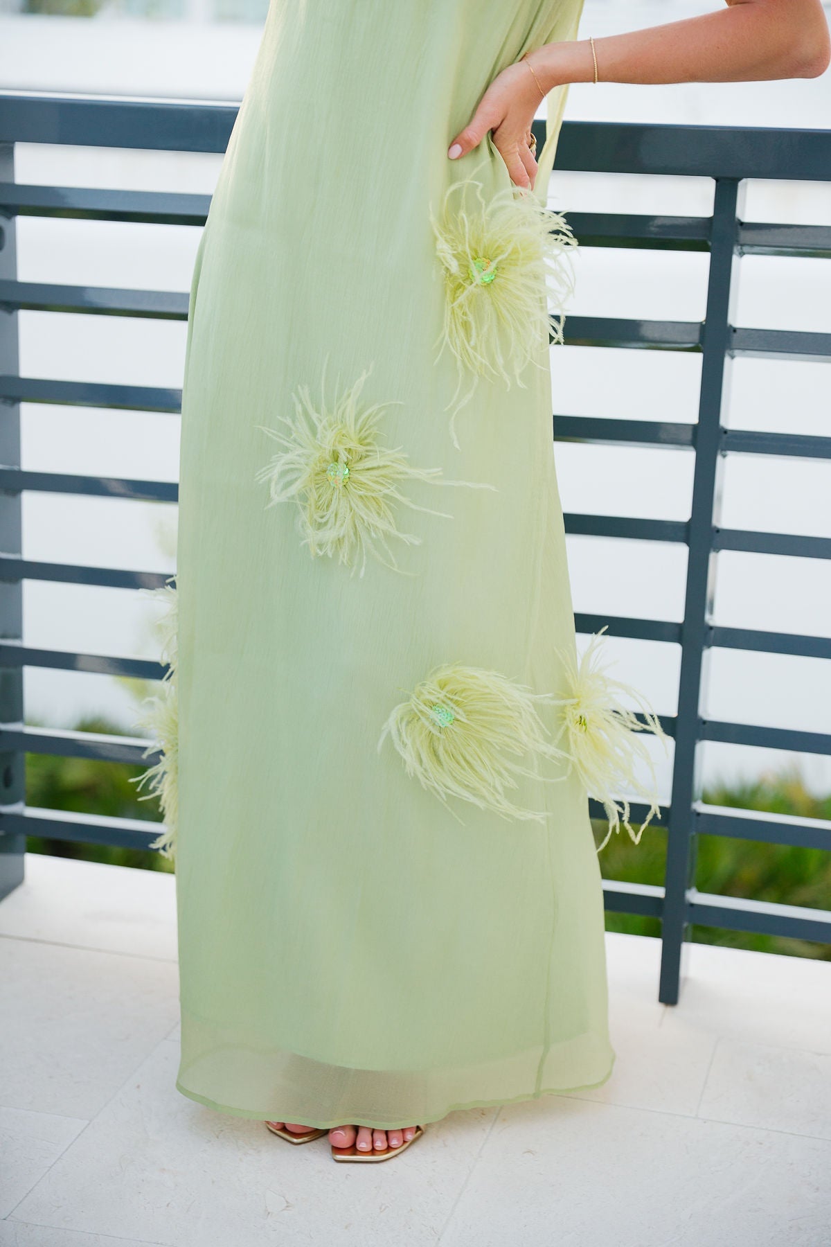 Blake Gown - Olive