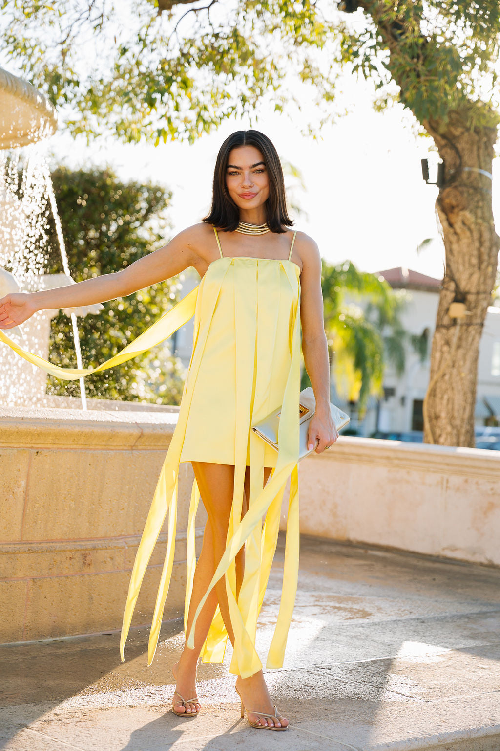 Jaci Dress - Lemon