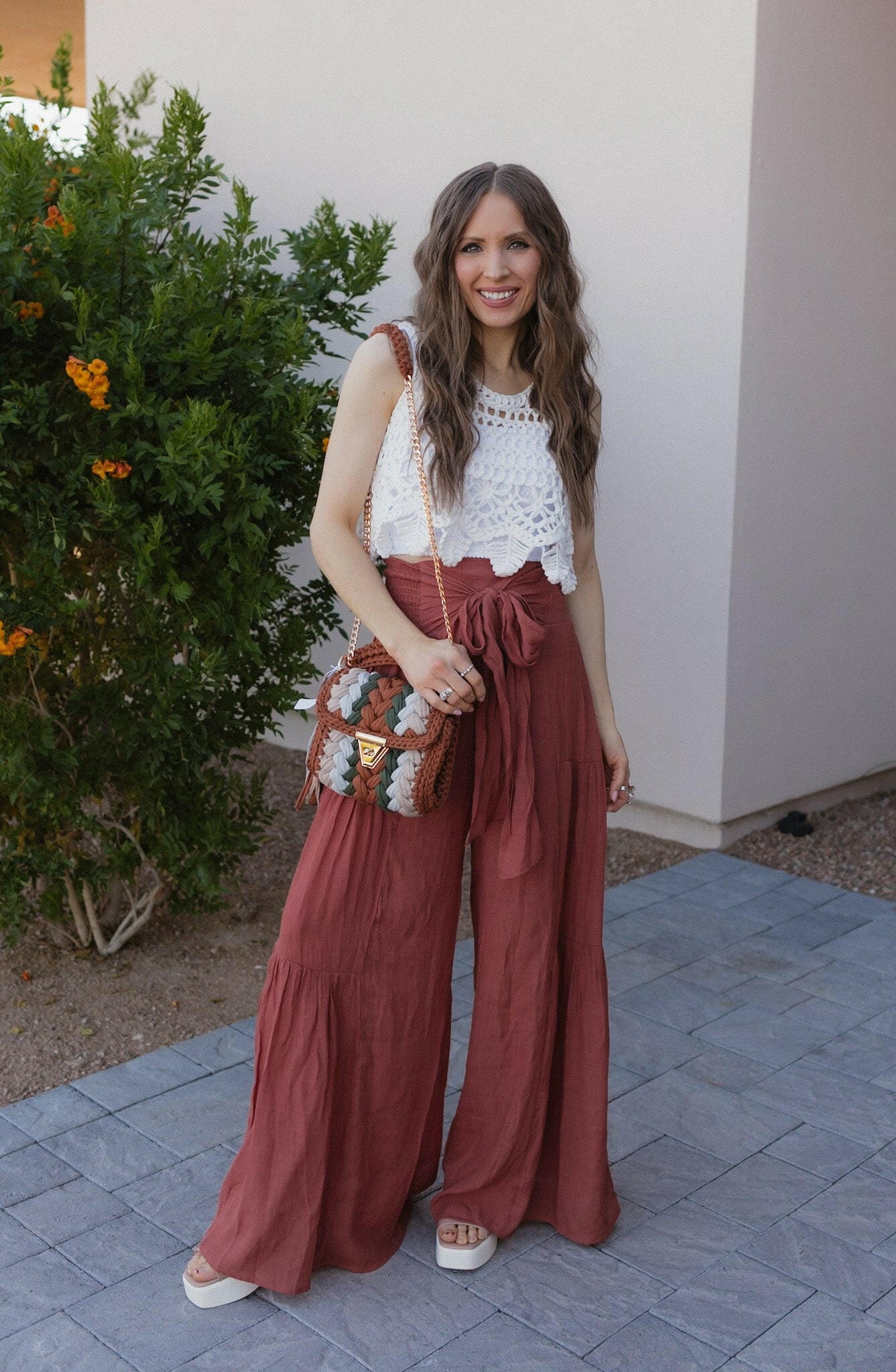 Boho Breeze Tiered Palazzo Pants S-3X