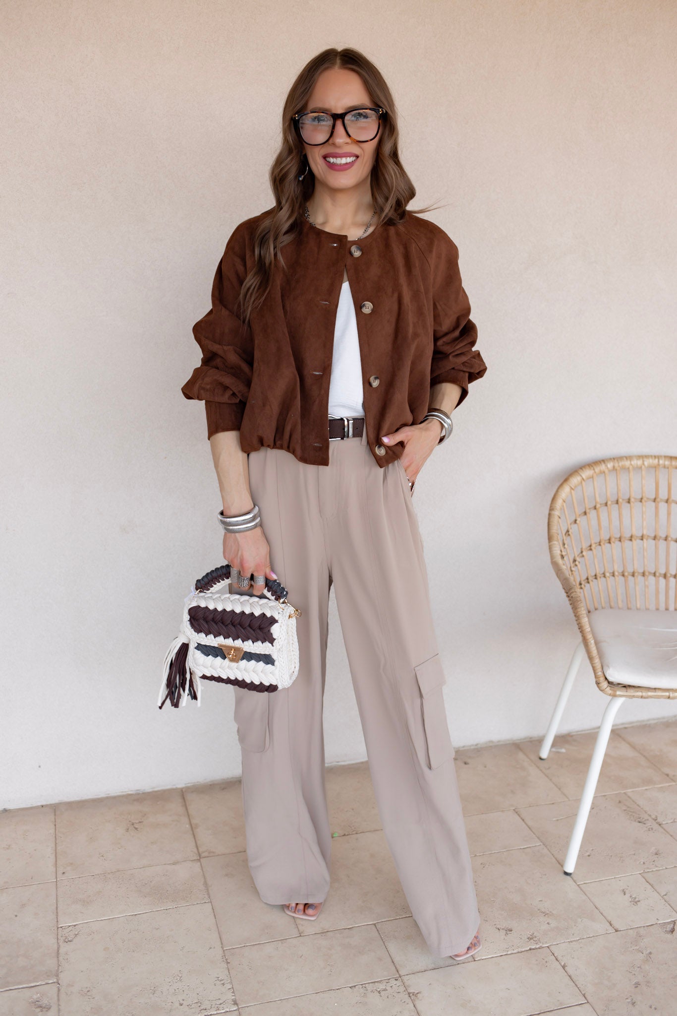 High Waist Loose Cargo Pants