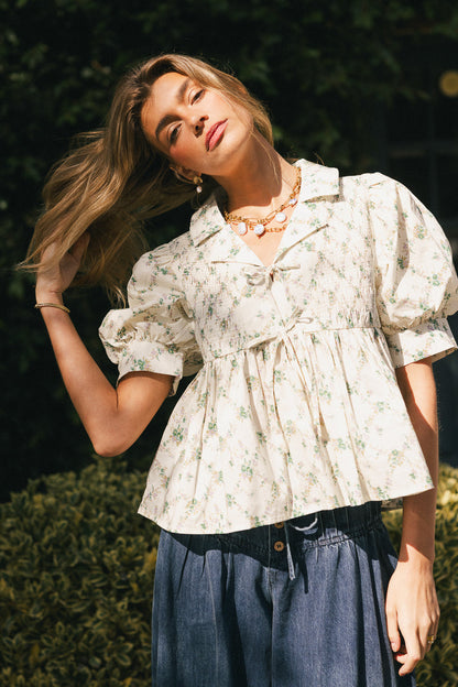 Denise Floral Blouse - FINAL SALE
