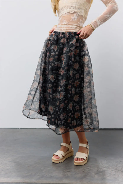 Floral Organza Skirt - FINAL SALE