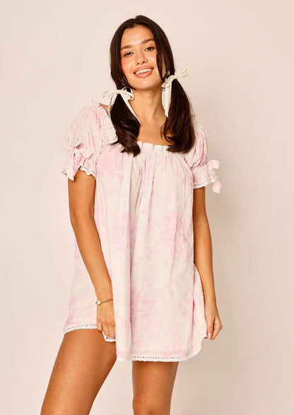 Elsie Nap Top - Pink Rose Blossom