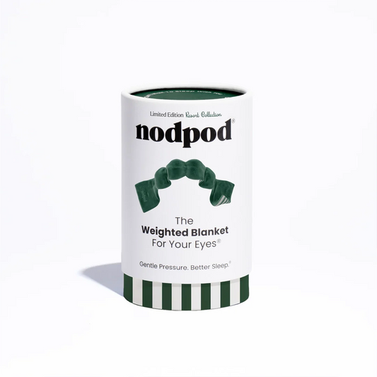 Weighted Sleep Mask (Green Cabana)