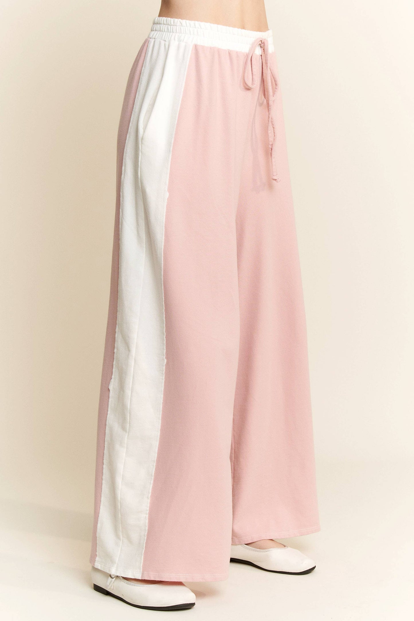 J.Her Washed Contrast Side Spring Lounge pants