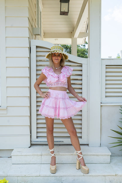 Annie Mae Set - Bubblegum Pink