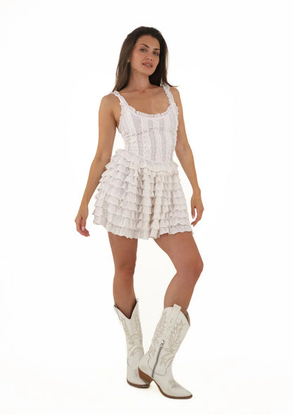 Genny Mini Dress - White