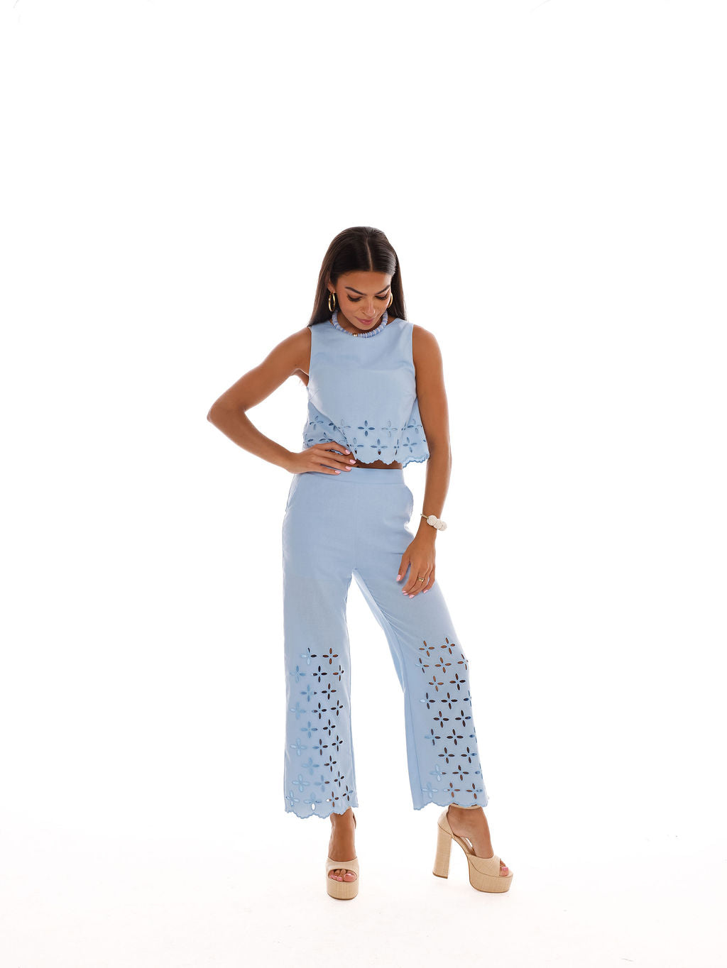 Laura Pant - Light Blue