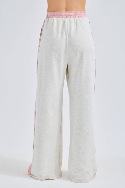 J.Her Washed Contrast Side Spring Lounge pants