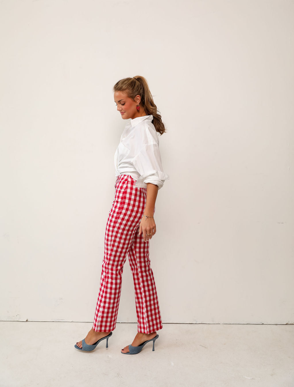 Coco Park Pants - Red Check