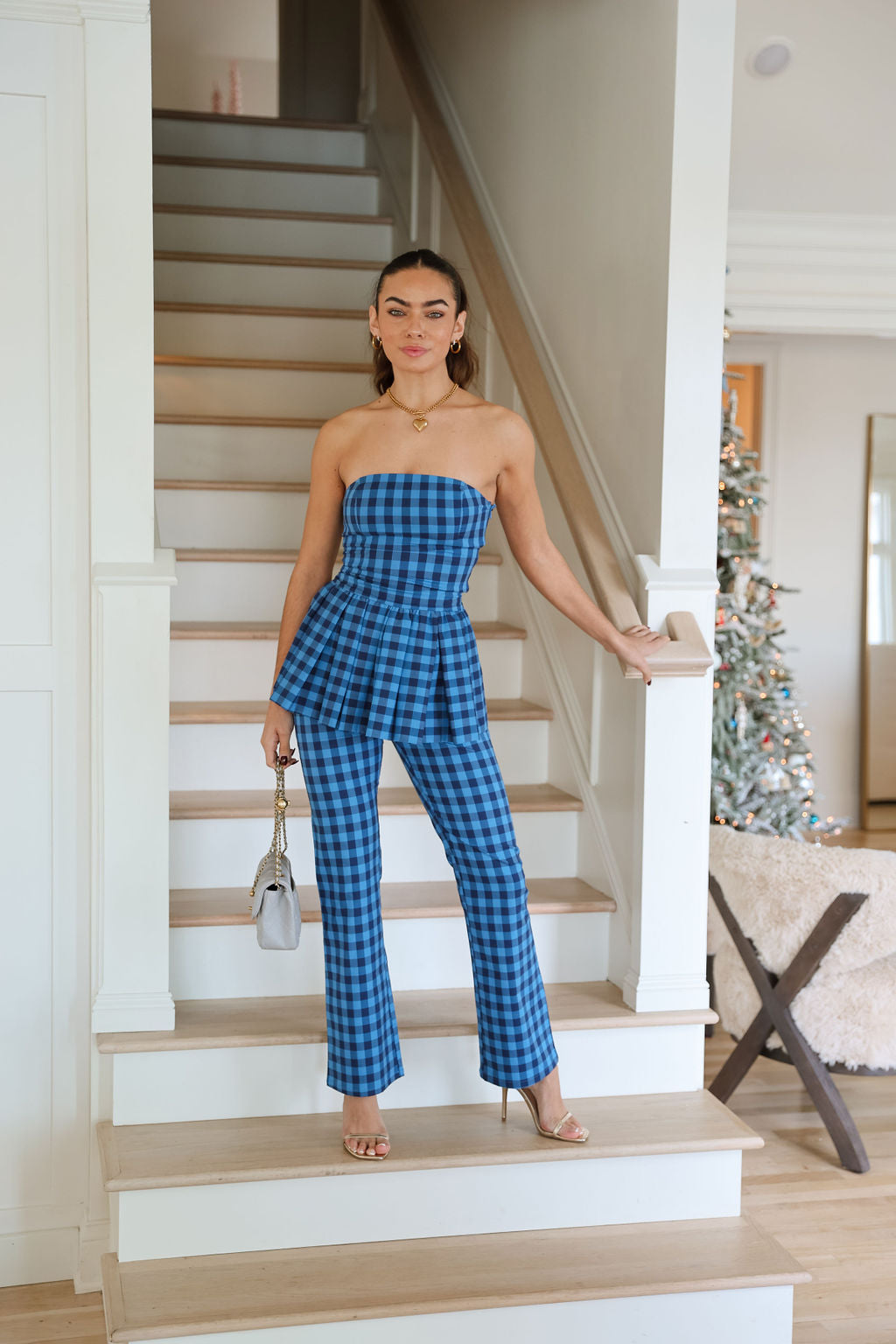 Lu Lu Pants - Blue Check