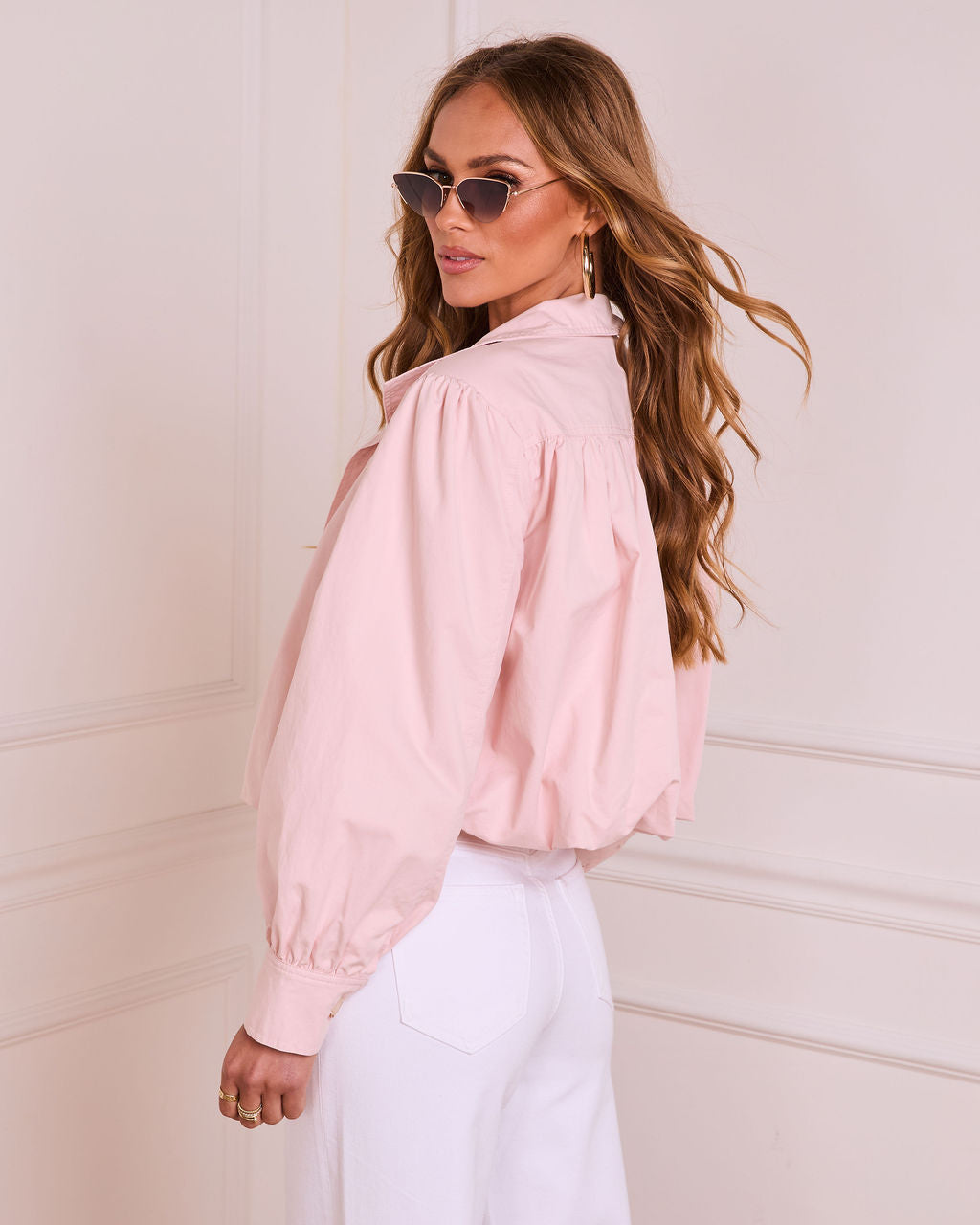 Cool Mornings Bubble Hem Bomber Jacket