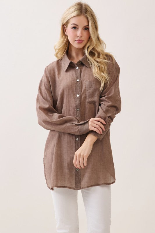 Wren Button Top