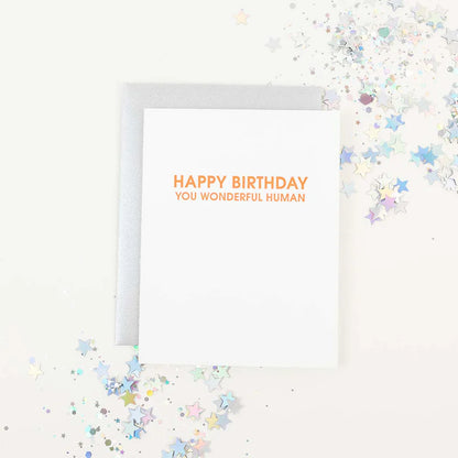 Wonderful Human Birthday Card