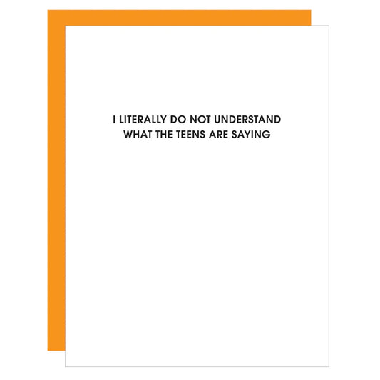 Understand The Teens Card