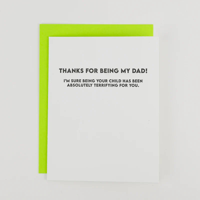 Thanks For Being My Dad Card