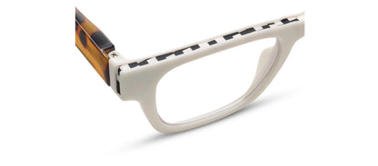 White Bernadette Reading Glasses +1.50
