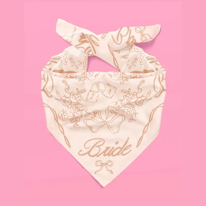 Tan Bride Head Scarf