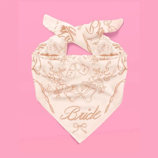Tan Bride Head Scarf