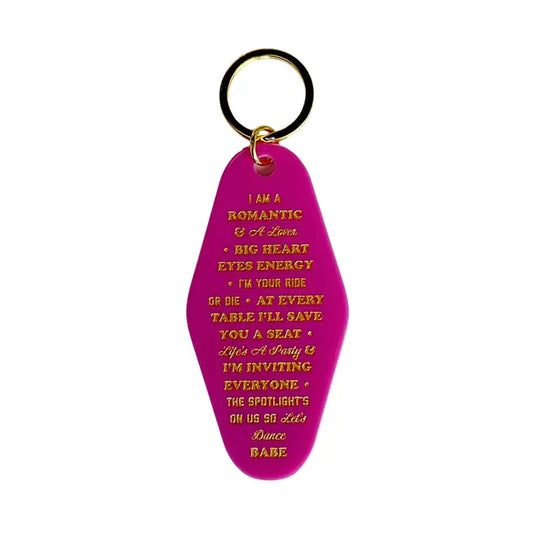 The Lover Mantra Keytag
