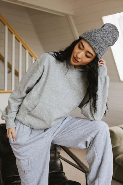 Anahi Hoodie in Grey - FINAL SALE