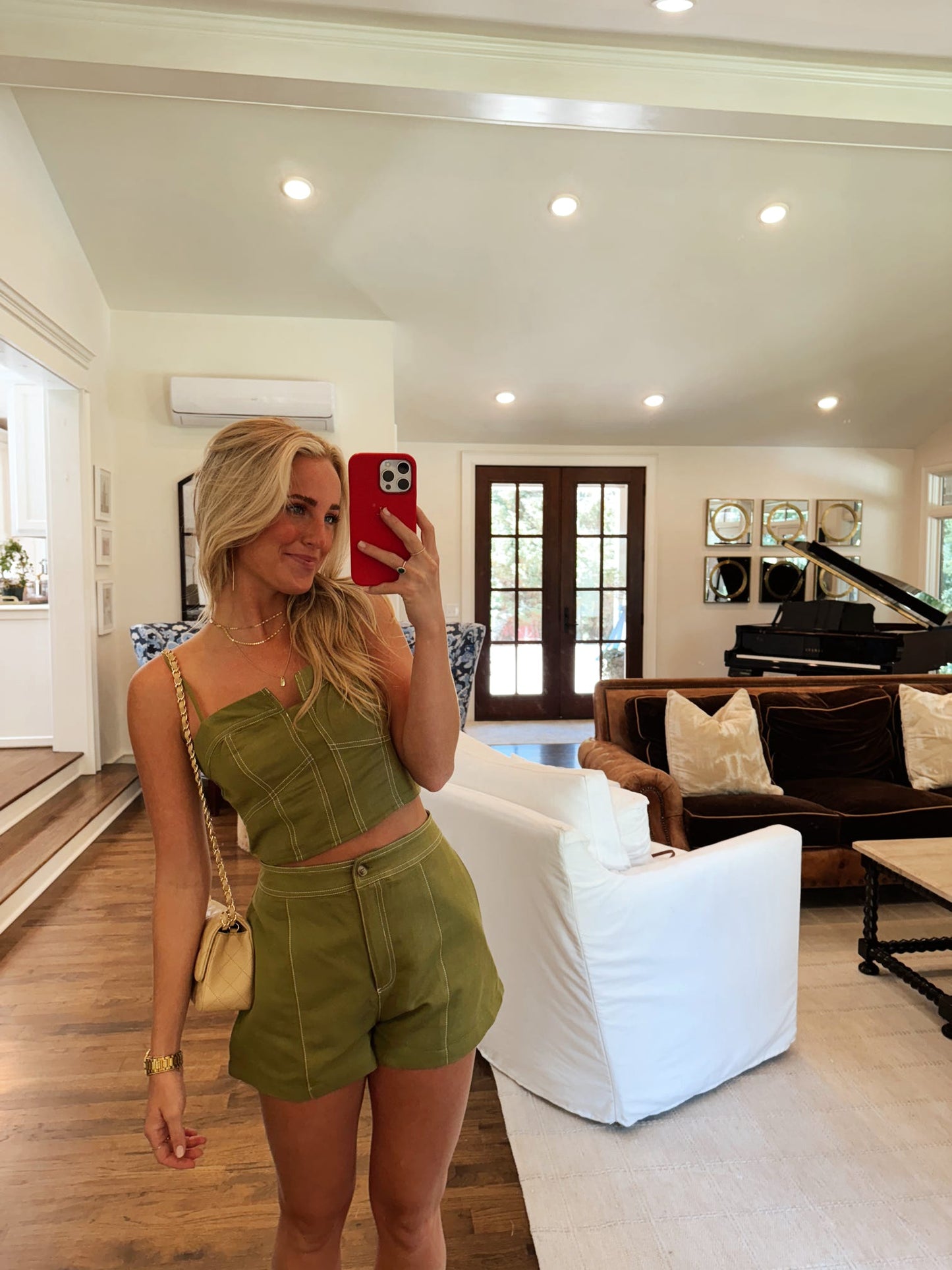 Junie Set - Moss Green