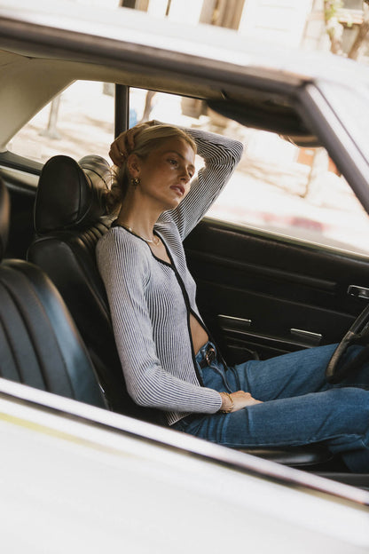 Emery Ribbed Sweater Top - FINAL SALE