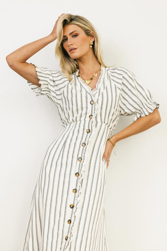 Bextor Striped Midi Dress - FINAL SALE