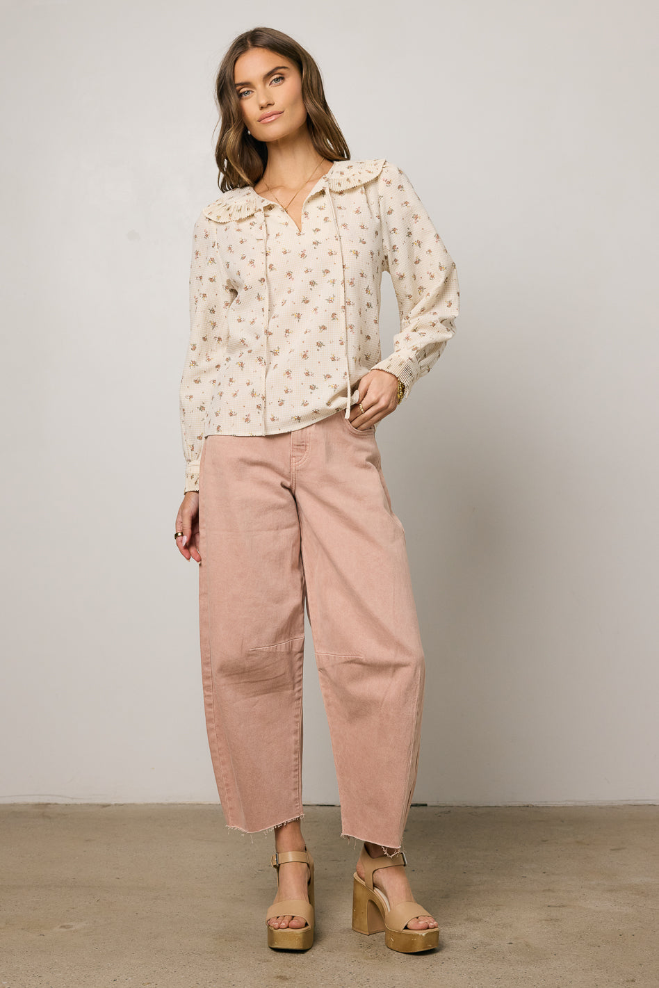 Destiny Ruffled Top - FINAL SALE