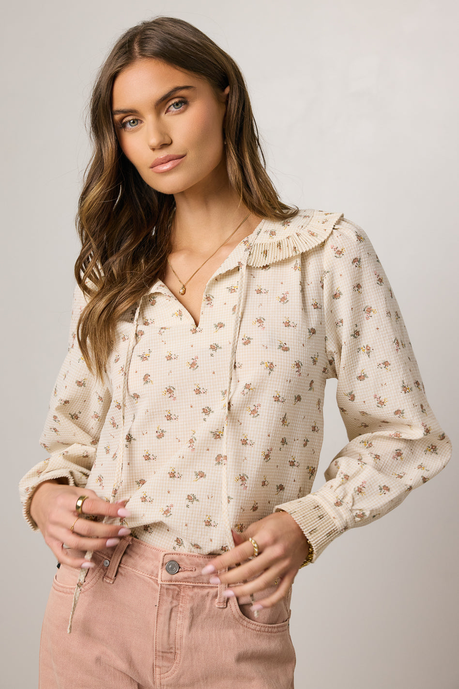 Destiny Ruffled Top - FINAL SALE