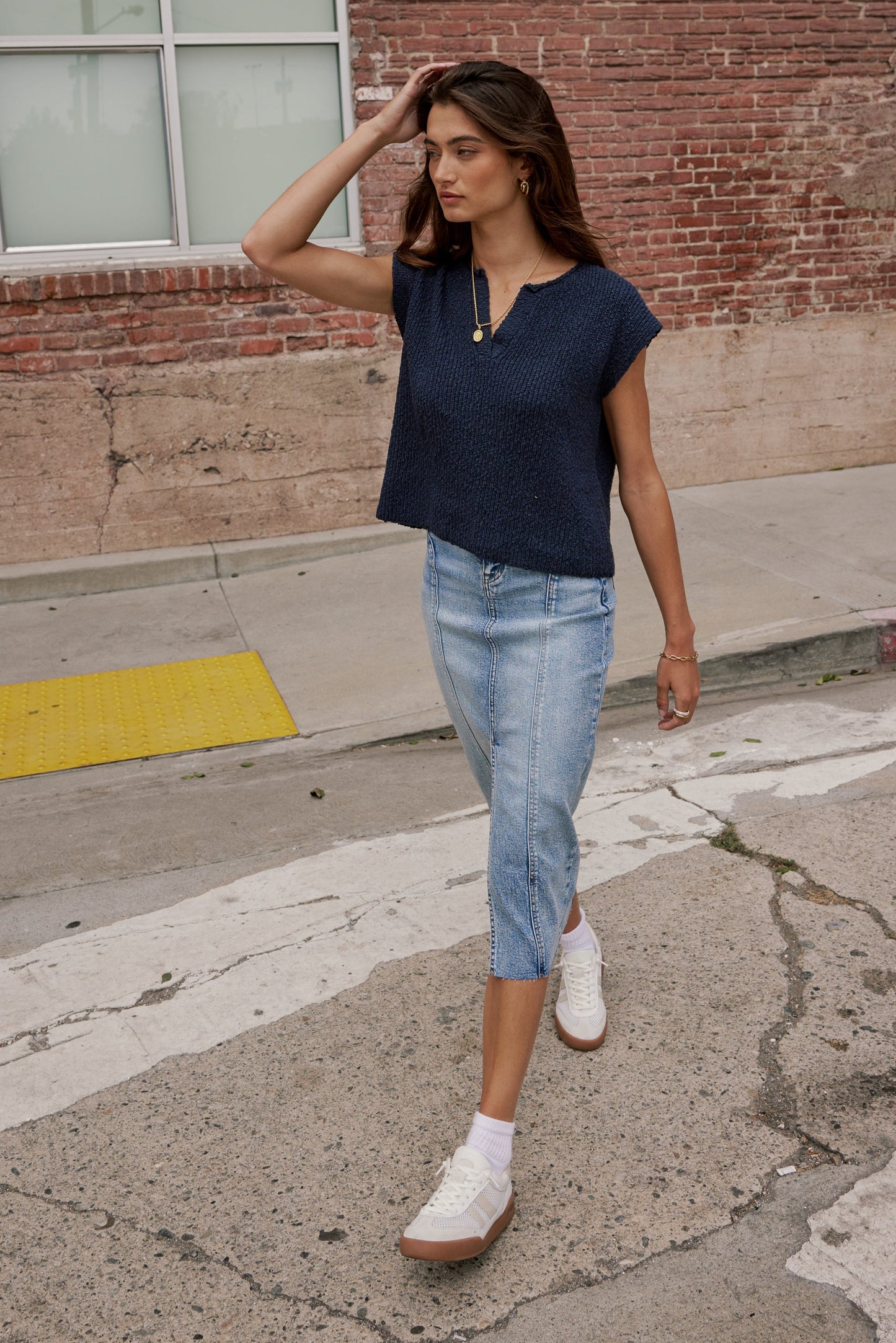 Aylin Sweater in Navy - FINAL SALE