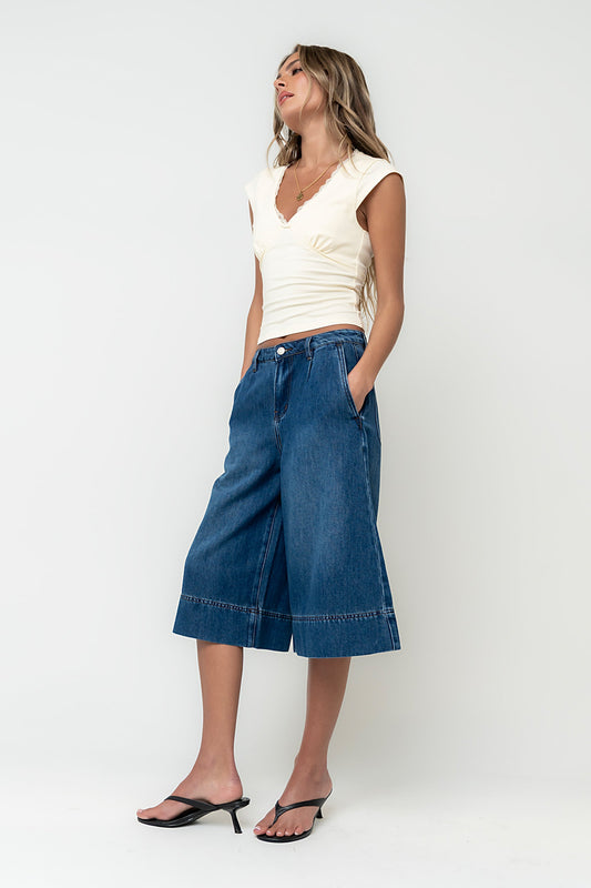 Alix Denim Culottes