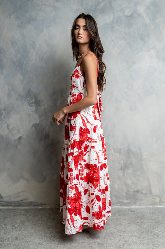 Annika Embroidered Maxi Dress
