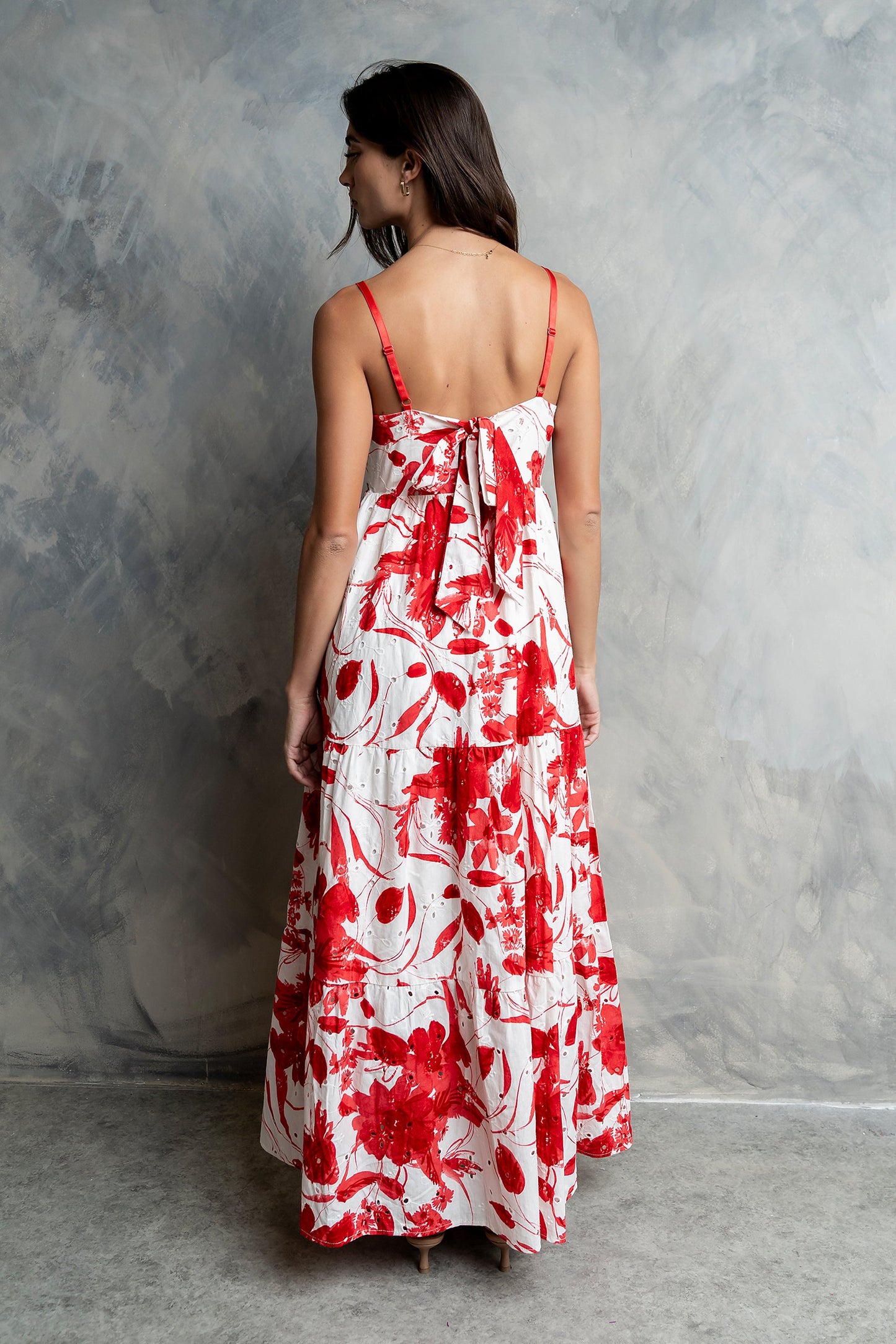 Annika Embroidered Maxi Dress